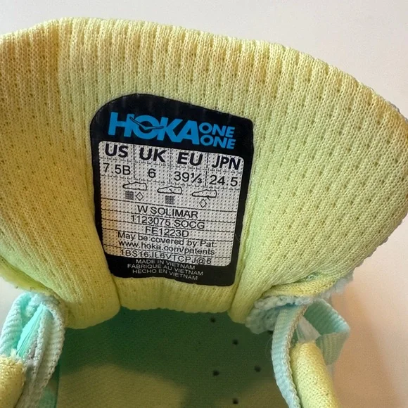 Hoka Solimar Everday Training / Running Shoes US 8 EUC - Picture 5 of 9